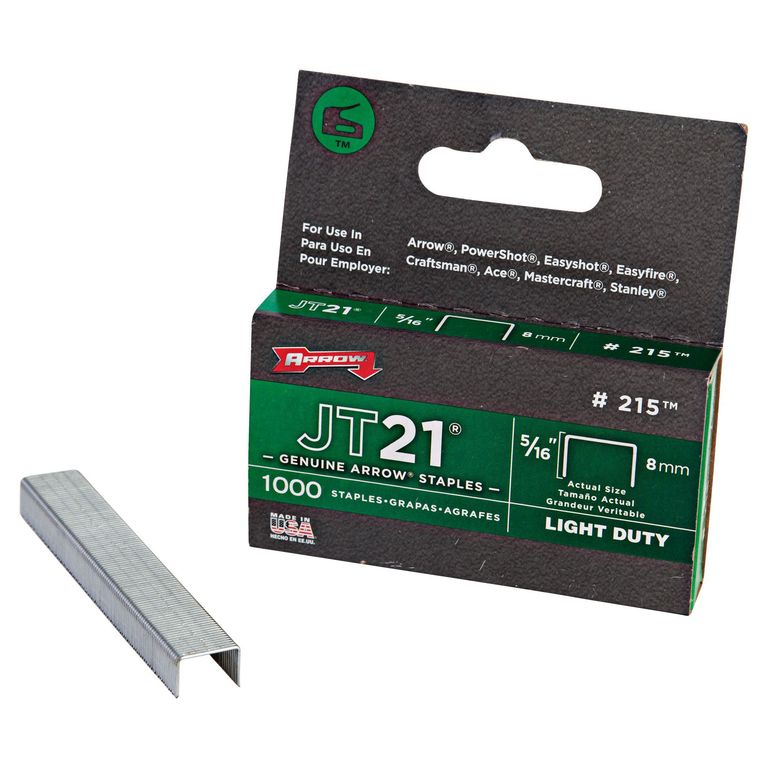 Grapas 5/16" Metal 1000 Unidades Arrow
