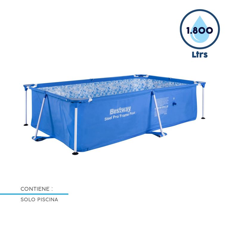Piscina Estructural 239x150x58cm Rectangular