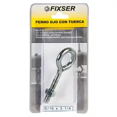 FIXSER - Perno Ojo con Tuerca 5/16x3,1/4 1 unid.
