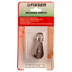FIXSER - Roldana Simple 1x1/4 1 unid.