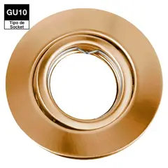 LIGHTECH - Spot Empotrable Llano 11cm Bronce incluye Socket GU10