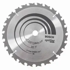 BOSCH - Disco Sierra para madera 7 1/4" 24 Dientes