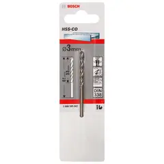 BOSCH - Broca de Cobalto para Metal 3.0x61 mm