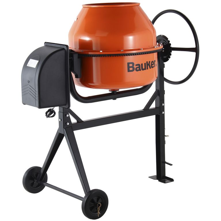 Trompo Mezclador Eléctrico 0.8HP 130 Ltt Bauker