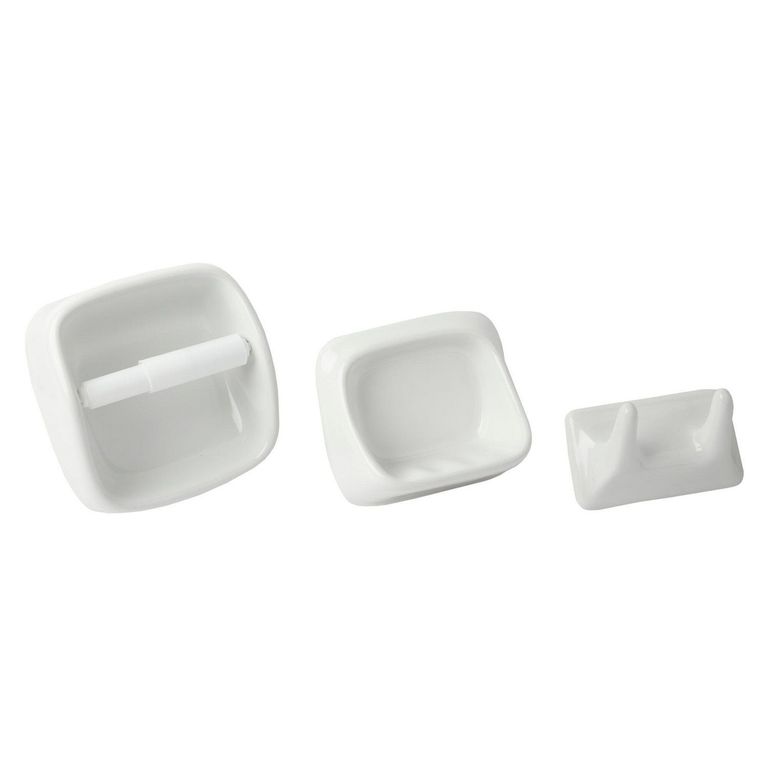 Accesorios Cerámicos para Baño Blancos