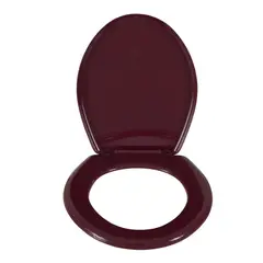 GM FIORI - Asiento Tapa Inodoro Standard Redondo Guinda