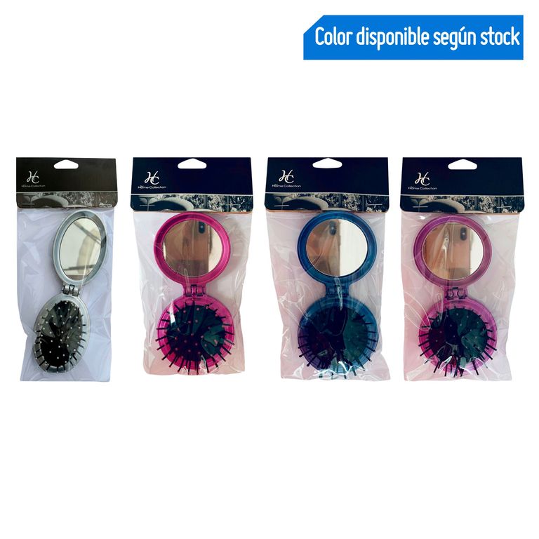 Cepillo con Espejo para Cartera para Cabello