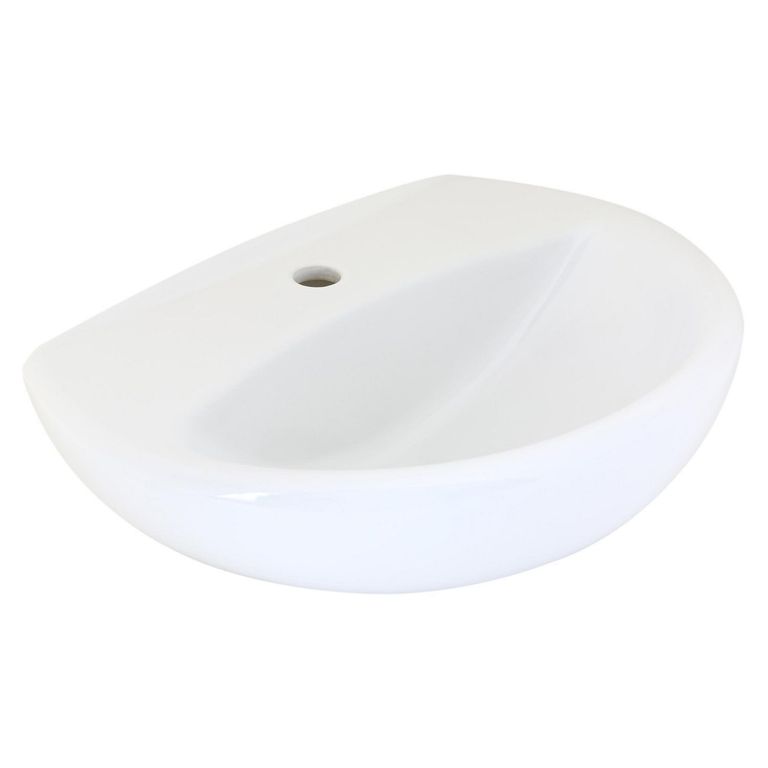 Lavamanos Sobre Pedestal Trebol Fontana Blanco