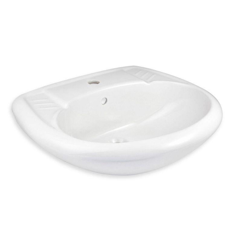 Lavamanos Sobre Pedestal Trebol Manantial Blanco