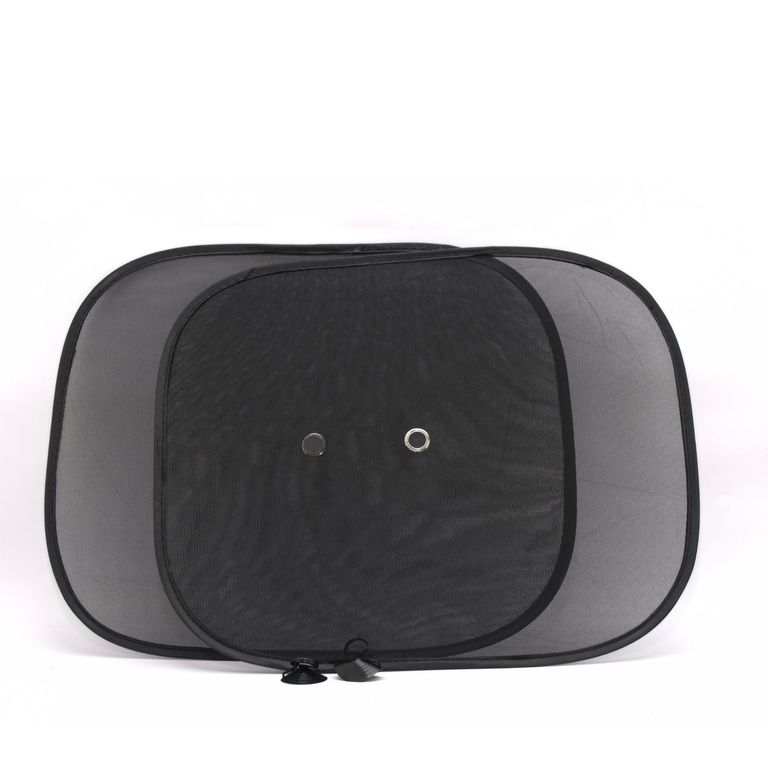 Tapasol para Auto Lateral Negro 2 Und