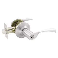 YALE - Cerradura de Manija Baño London Acero Inoxidable