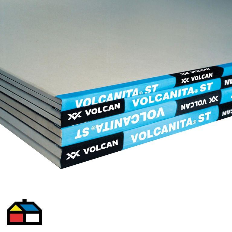 Placa de Drywall Volcanita 12.7mm ST 1/2" 1.22mx2.44m