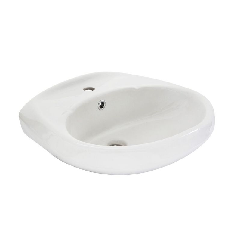 Lavamanos Sobre Pedestal Italgrif Cancun Blanco
