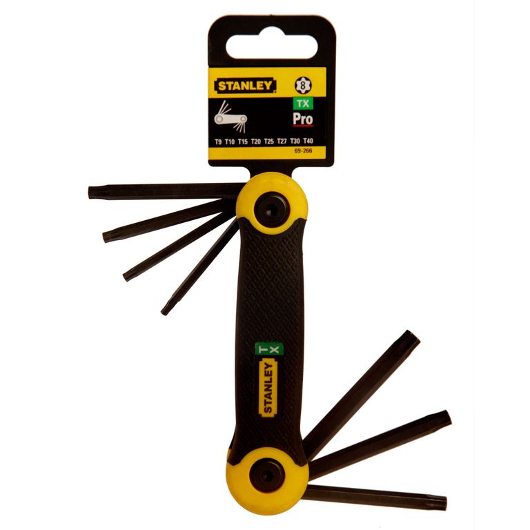 Juego De Llaves Torx Plegable Stanley 8 Piezas