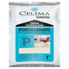 CELIMA - Fragua para Porcelanatos Blanco humo 1kg