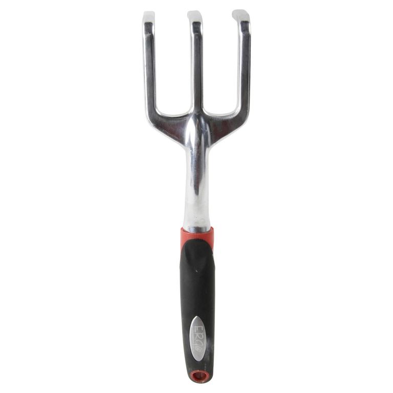 Cultivador para Jardin Deluxe Aluminio Negro/rojo 6x29x