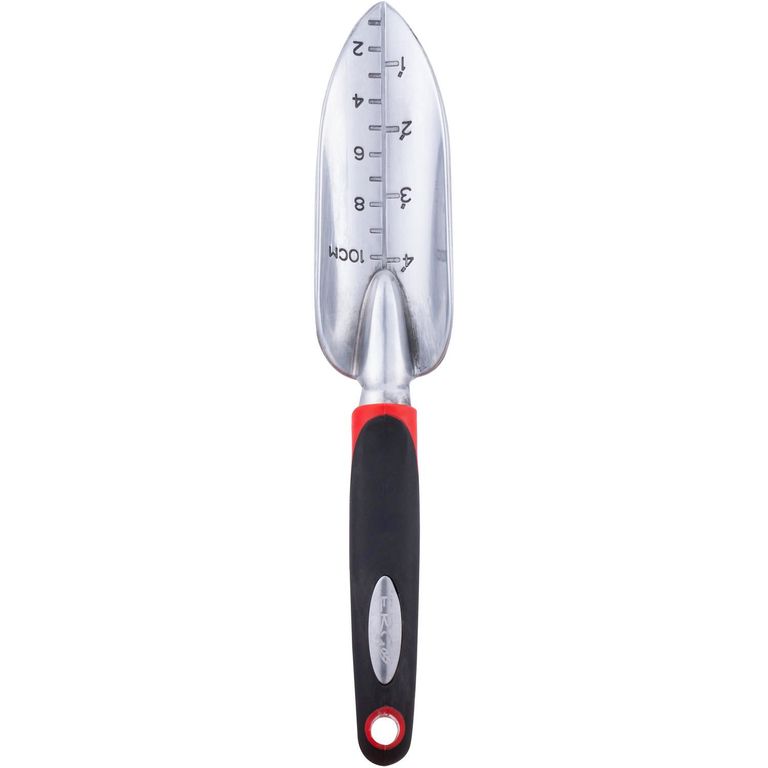 Pala Angosta Deluxe Aluminio Negro/Rojo 6x30cm