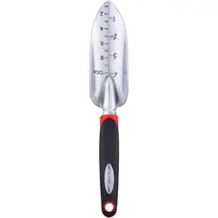 ERGO - Pala Angosta Deluxe Aluminio Negro/Rojo 6x30cm