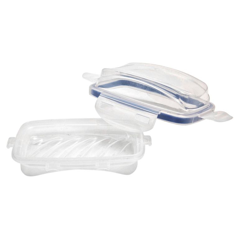 Jabonera Hermética con Tapa Transparente Basa