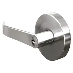 FORTE - Cerradura de Manija Dormitorio Semirecta Acero Inoxidable
