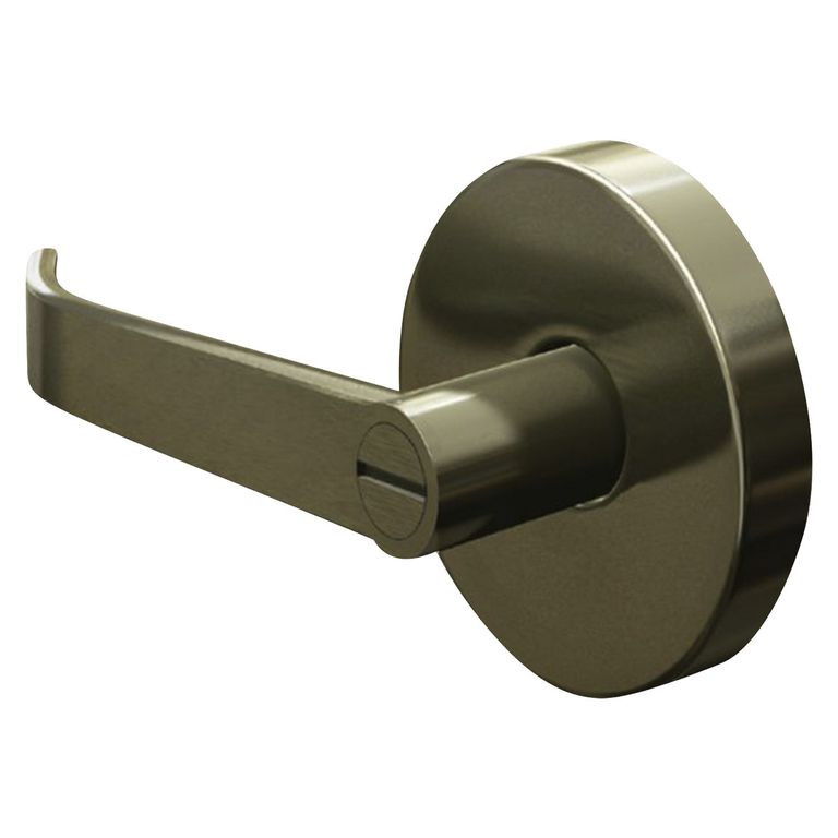Cerradura de Manija Baño Semirecta Bronce Antiguo