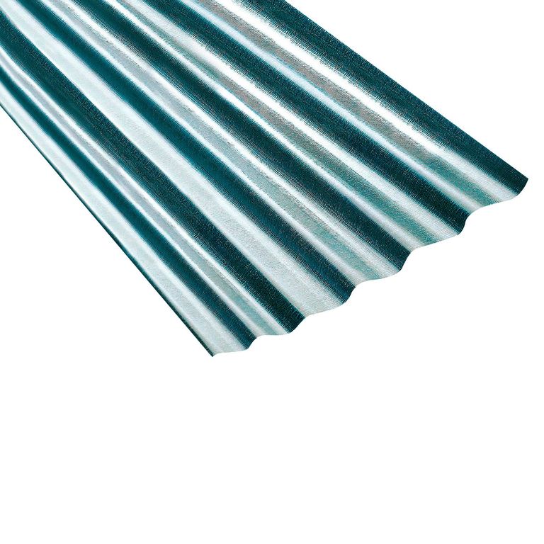 Calamina Acero Galvanizado Plateado 80 x 360 x 0.14 Aceros Arequipa
