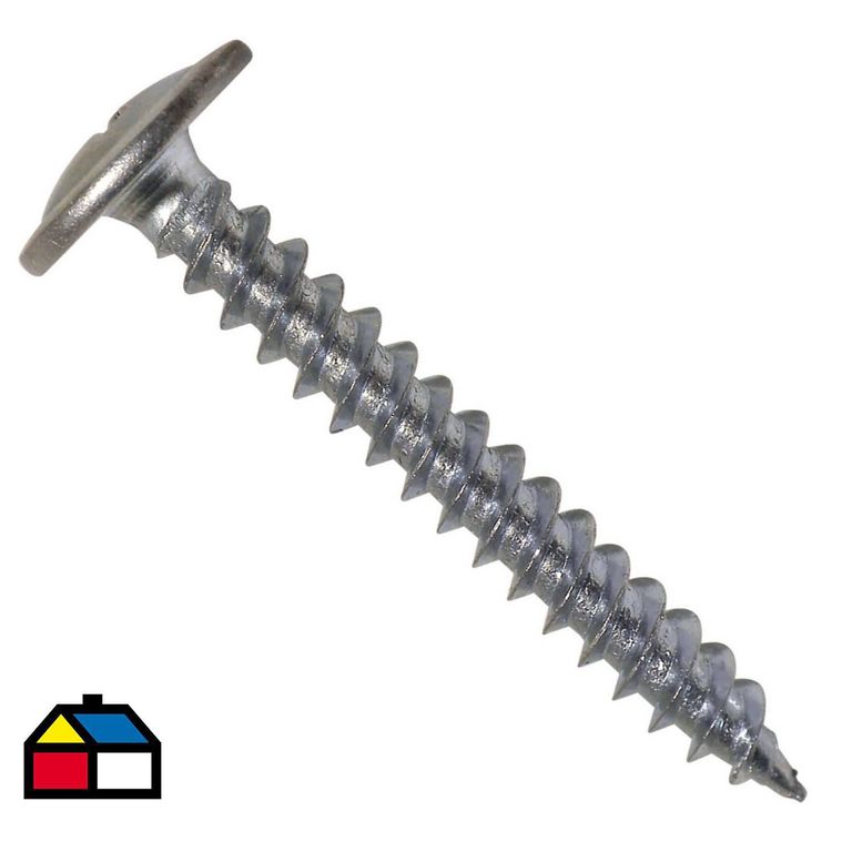 Tornillo Autoperforante Punta Fina 8x1" x 100 unid.