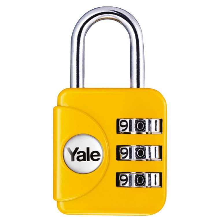 Candado con Clave Yale YP1 28 mm Amarillo