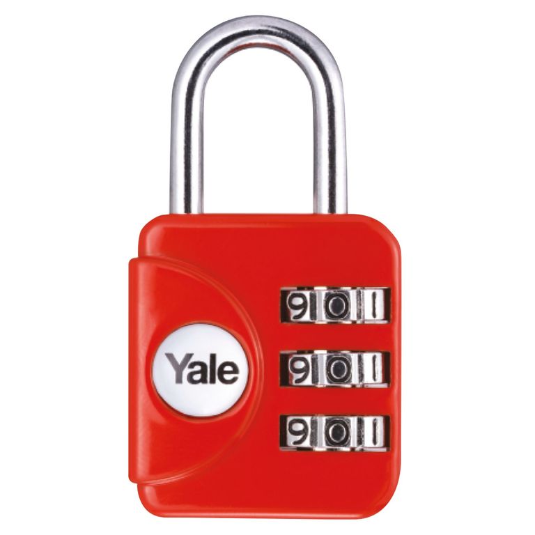 Candado con Clave Yale YP1 28 mm Rojo