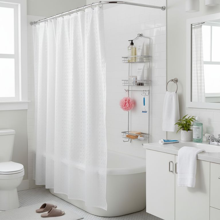 Cortina de Baño Clear Ramón 180x180cm