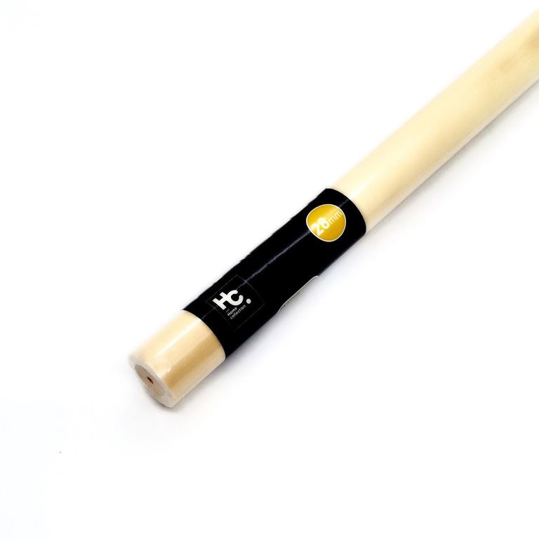 Barra de madera natural 28 mm 2m