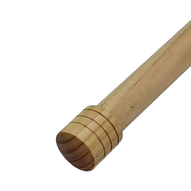 Terminal Tope madera natural 28mm (2un)