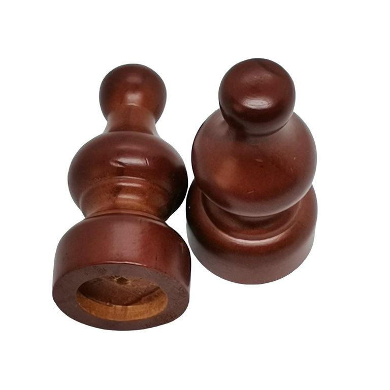 Terminal Árabe madera chocolate 28mm (2un)