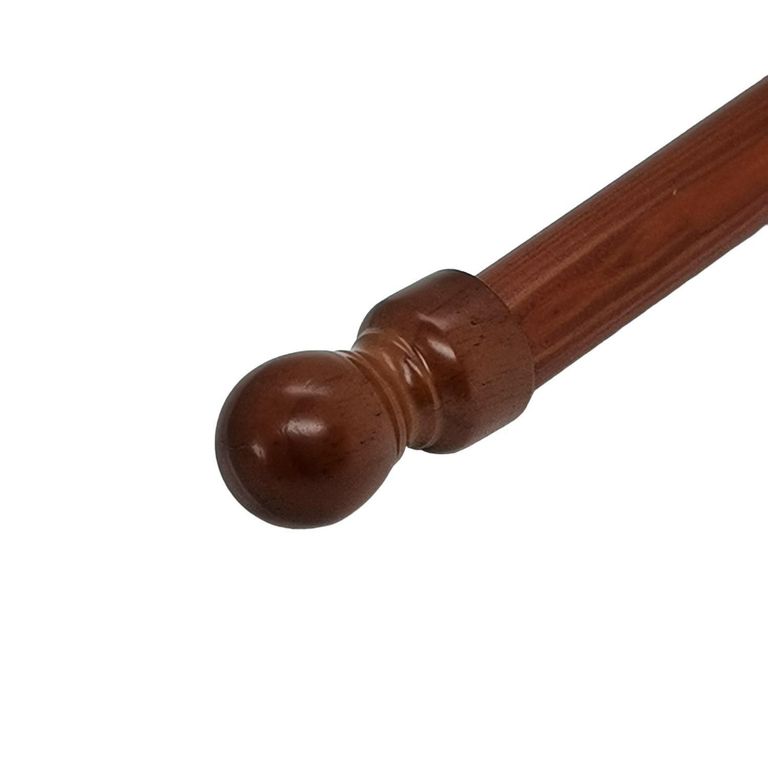 Terminal Bola madera chocolate 28mm (2un)