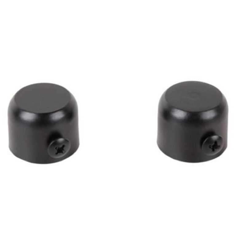 Terminal Tope fierro negro 28mm (2un)