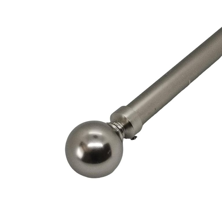 Terminal Bola fierro plateado 28mm (2un)