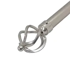 JUST HOME COLLECTION - Terminal Bola Alambre Plateado 28mm
