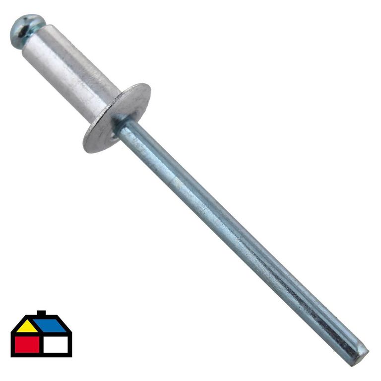 Remache Aluminio Tipo Pop 4x12 mm. x 100 unid.