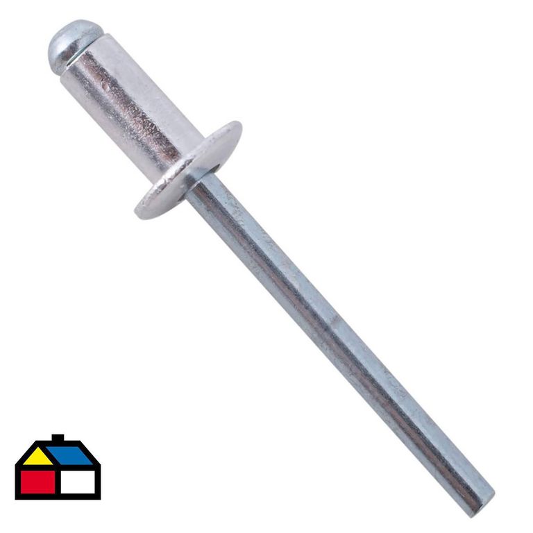 Remache Aluminio Tipo Pop 4.8x10 mm. x 100 unid.