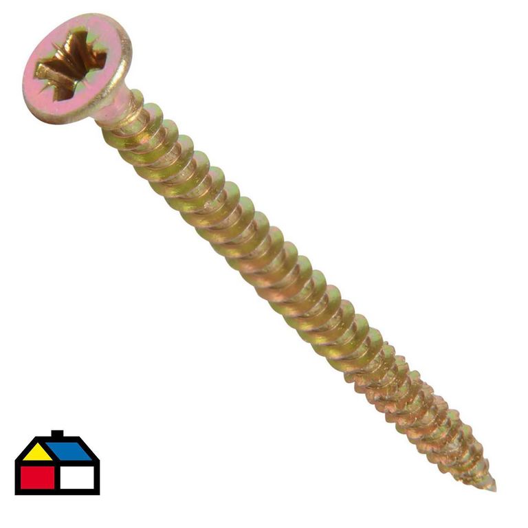 Tornillo para Madera Aglomerado 35x2" x 144 unid
