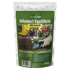 FERTICORP - Fertilizante Orgánico Nitrofert 20-20-20 500gr