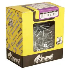 MAMUT - Tornillo Volcanita Punta Fina 6x2 1/4" ZBR x 200 unid