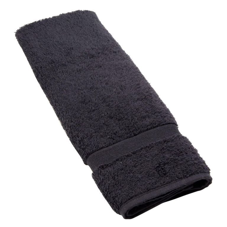 Toalla de Mano Algodón 650gr 45x80cm Negra