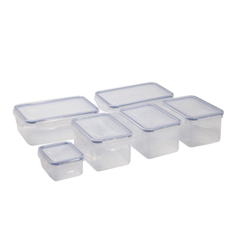 Set de tapers de plástico traslúcido 12 piezas