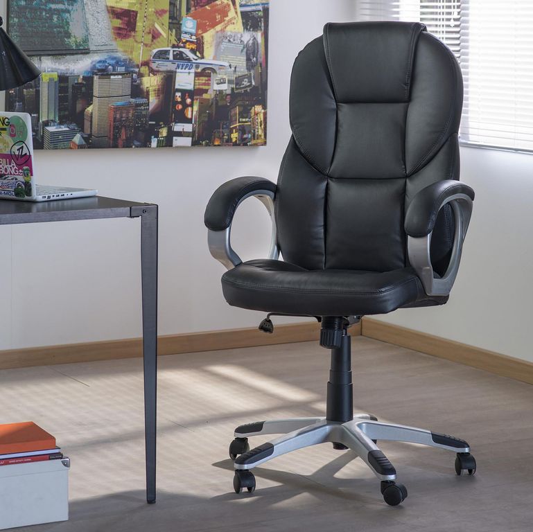 Silla de Oficina Gerencial Negra