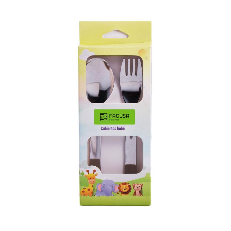 Set x2 Cubiertos para Bebé