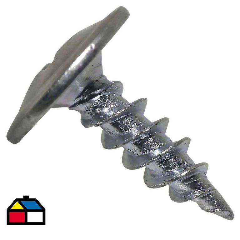 Tornillo Autoperforante Cabeza Lenticular Punta Fina 8x1/2" x 500 unid