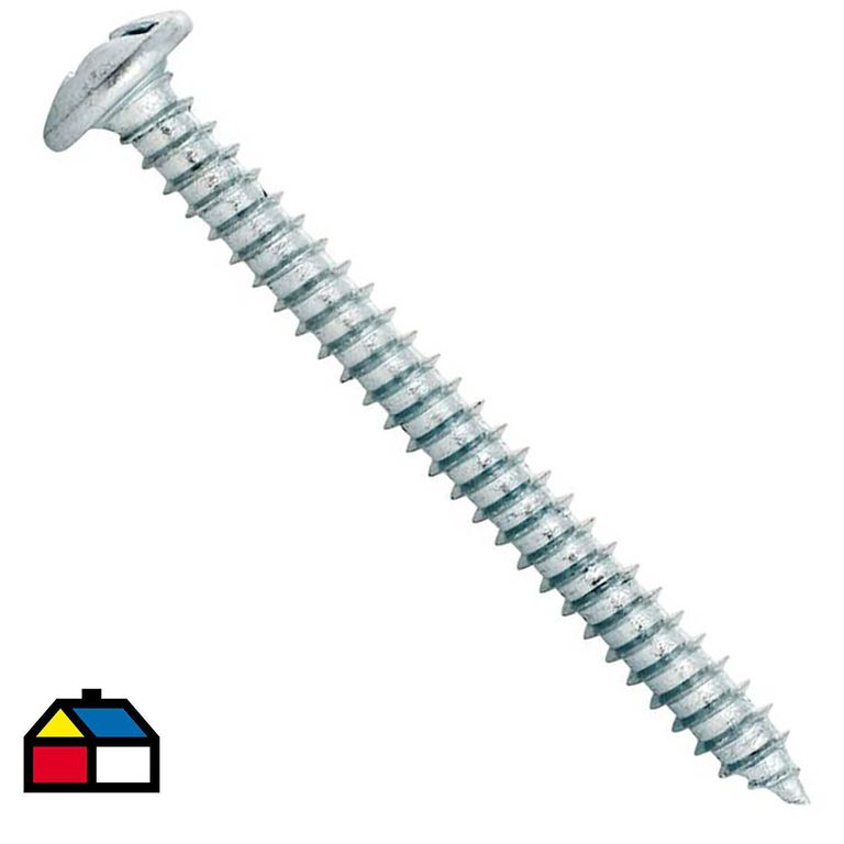 Tornillo Autorroscante Cabeza Pan 10x2" x 100 unid.