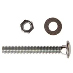 MAMUT - Perno con Tuerca y Arandela 5/16x2 1/2 Pulgadas x 4 unid
