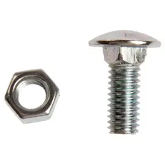 MAMUT - Perno con Tuerca y Arandela 3/8x1 Pulgadas x 4 unid